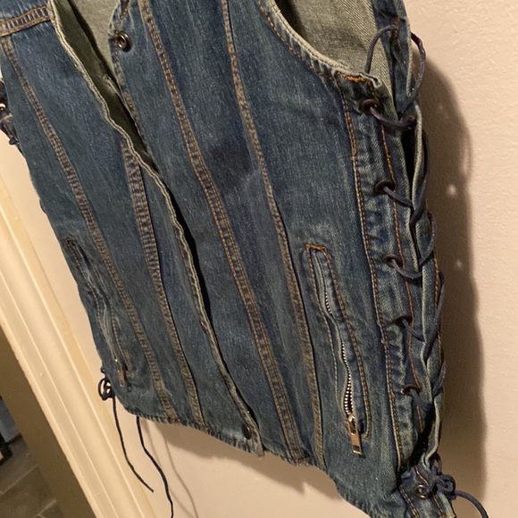 Womens Denim Vest M - Picture 3 of 5